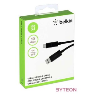 Belkin USB3.1 USB-C to USB-A 3.1 Cable 1m Black
