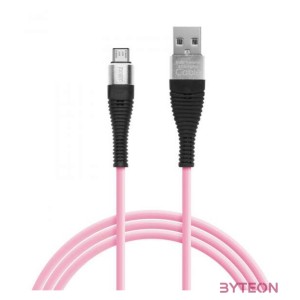 Delight Android adatkábel szövet bevonat 1m (több szín)