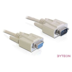 DeLock Serial RS-232 Sub-D9 male  RS-232 Sub-D9 female 1m extension Cable
