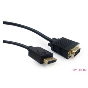 Gembird CCP-DPM-VGAM-6 DisplayPort to VGA adapter cable 1,8m Black