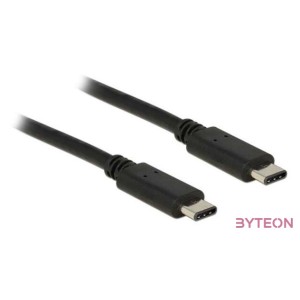 DeLock USB Type-C 2.0 - USB Type-C 2.0 Black 1m