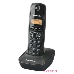 Panasonic KX-TG1611HGH DECT cordless hívóazonosítós telefon Grey