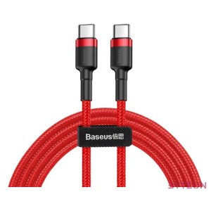Baseus  Cafule USB Type-C - USB Type-C QC3.0 cable 2m Red