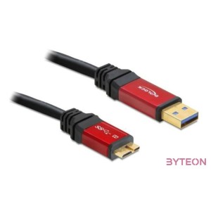 DeLock Cable USB 3.0 Type-A male  USB 3.0 Type Micro-B male 1m Premium