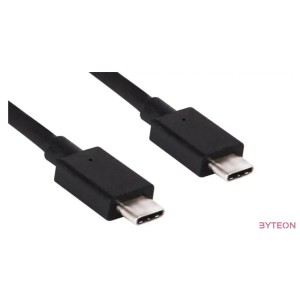 Club3D USB3.1 Type C - USB3.1 Type C 0,8m kábel Black