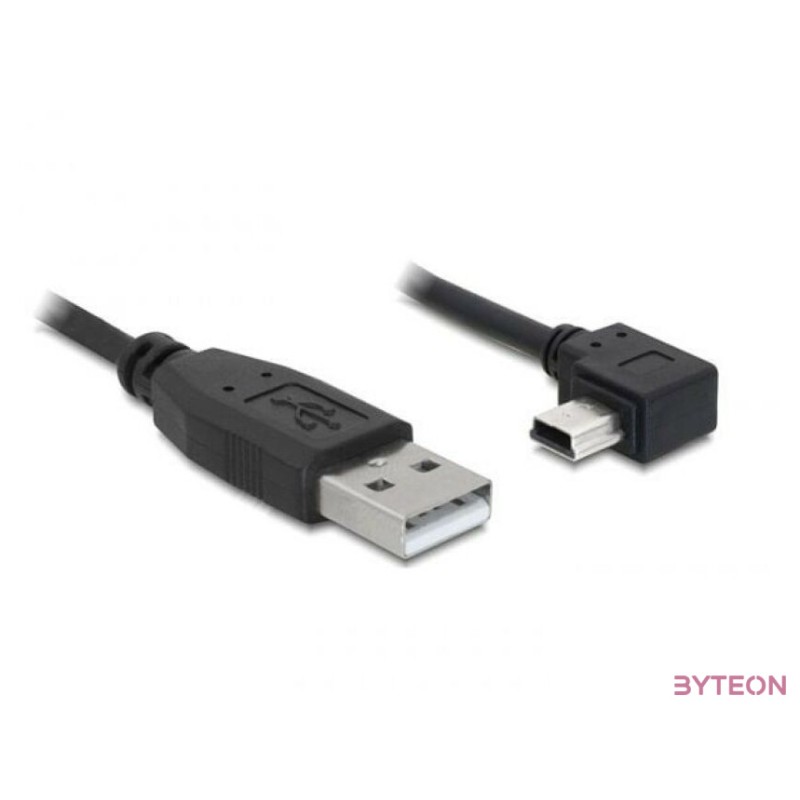 DeLock Cable USB 2.0-A male  USB mini-B 5pin male angled 1m