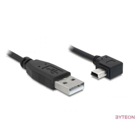 DeLock Cable USB 2.0-A male  USB mini-B 5pin male angled 1m