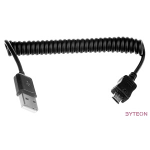DeLock Cable USB 2.0-A male  USB micro-B male coiled cable