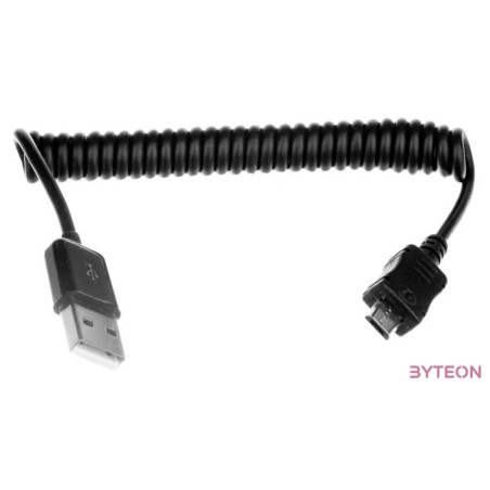 DeLock Cable USB 2.0-A male  USB micro-B male coiled cable