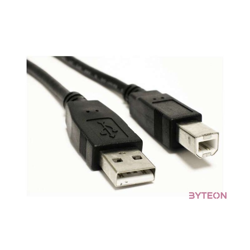 Akyga USB A , USB B cable 3m Black