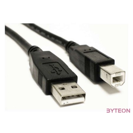 Akyga USB A , USB B cable 3m Black