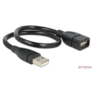 DeLock USB 2.0 Type-A male  USB 2.0 Type-A female ShapeCable 0,35m