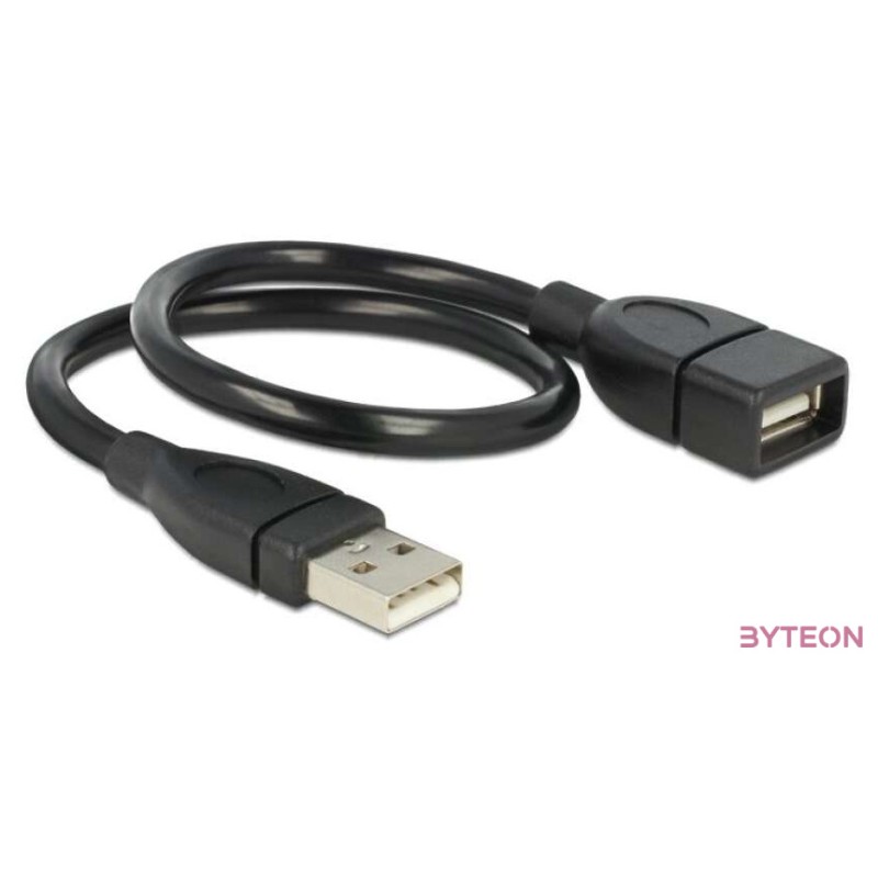 DeLock USB 2.0 Type-A male  USB 2.0 Type-A female ShapeCable 0,35m