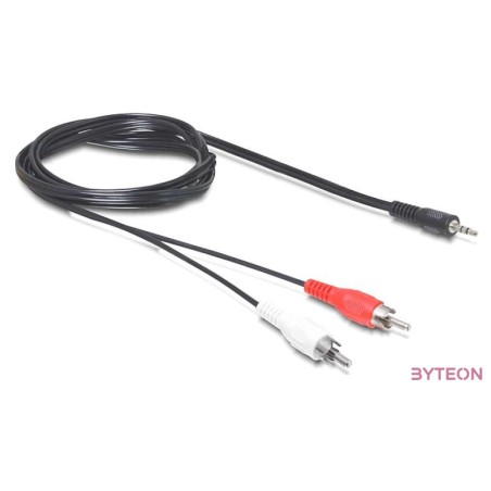 DeLock Cable Audio 3.5 mm stereo jack male  2x RCA male 5m