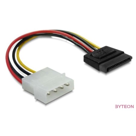 DeLock Power SATA HDD  4pin male straight cable