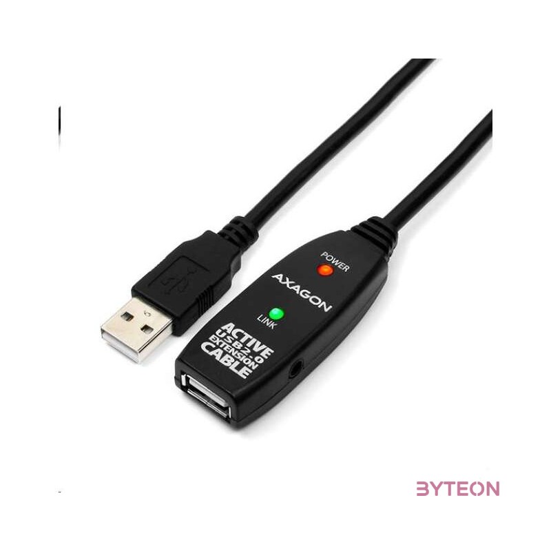 AXAGON ADR-210 USB Repeater cable 10m Black