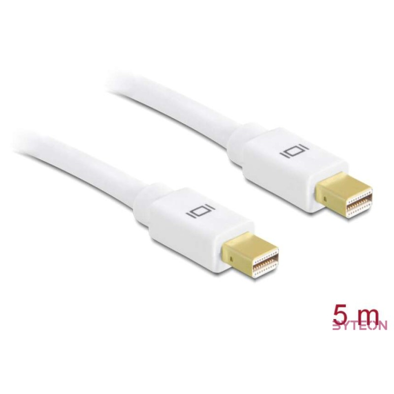DeLock Mini DisplayPort 1.2 male  Mini DisplayPort male 4K 5m cable