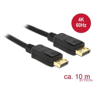 DeLock Displayport 1.2 male  Displayport male 4K 60 Hz 10m