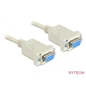 DeLock Cable Serial Null modem 9 pin female  9 pin female 1,8m