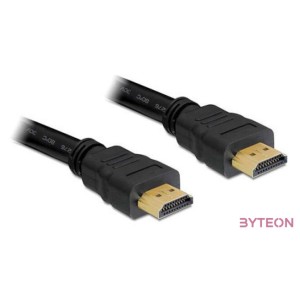 DeLock High Speed HDMI-kábel típusú Ethernet – HDMI A dugós  HDMI A dugós 10m Black