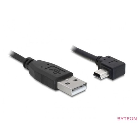 DeLock Cable USB 2.0-A male  USB mini-B 5pin male angled 0,5m