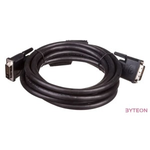 Assmann DVI connection cable DVI(24+1) M,M DVI-D Dual Link 3m Black