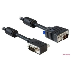 DeLock Cable SVGA 2m male-male angled