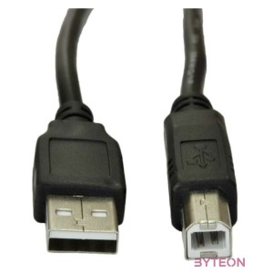 Akyga USB A , USB B cable 3m Black