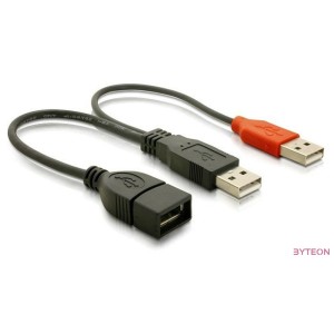 DeLock USB data- and power cable  22,5cm