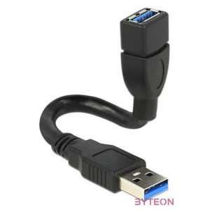 DeLock Cable USB 3.0 A male  USB 3.0 A female ShapeCable 0,15m