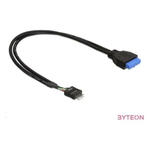 DeLock USB3.0 pin header female  USB2.0 pin header male 45cm kábel
