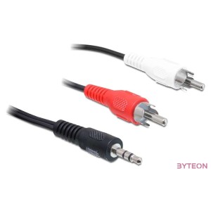 DeLock Cable Audio 3.5 mm stereo jack male  2x RCA male 5m