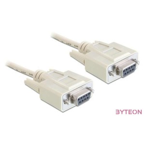DeLock Cable Serial Null modem 9 pin female  9 pin female 5m