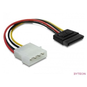 DeLock Power SATA HDD  4pin male straight cable