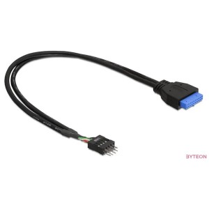DeLock USB3.0 pin header female  USB2.0 pin header male 45cm kábel