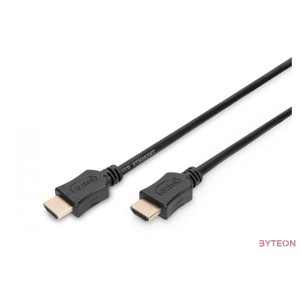Assmann HDMI High Speed Ethernet connection cable type A M,M 3m Black