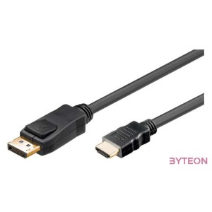 Akyga AK-AV-05 HDMI , DisplayPort 1,8m cable Black