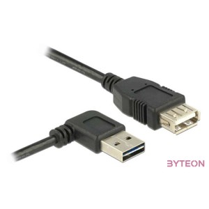 DeLock Extension cable EASY-USB 2.0 Type-A male angled left,right  USB 2.0 Type-A female 1m