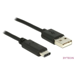 DeLock USB Type-C 2.0 - USB2.0 A Black 1m