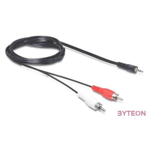 DeLock Cable Audio 3.5 mm stereo jack male  2x RCA male 5m