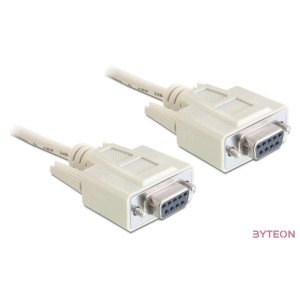 DeLock Cable Serial Null modem 9 pin female  9 pin female 5m