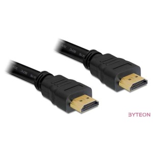 DeLock High Speed HDMI-kábel típusú Ethernet – HDMI A dugós  HDMI A dugós 10m Black