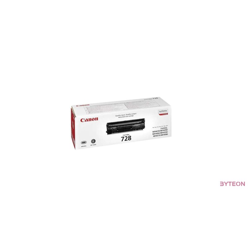 Canon 728 (CRG-728) - Fekete