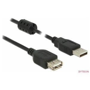 DeLock Extension cable USB 2.0 Type-A male  USB 2.0 Type-A female 2m Black