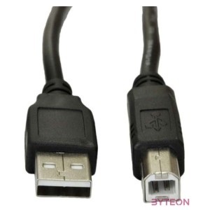 Akyga USB A , USB B cable 3m Black