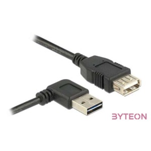 DeLock Extension cable EASY-USB 2.0 Type-A male angled left,right  USB 2.0 Type-A female 1m
