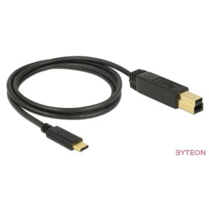 DeLock USB 3.1 Gen 2 (10 Gbps) cable Type-C to Type-B 1m