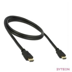 DeLock High Speed HDMI-kábel típusú Ethernet – HDMI A dugós  HDMI A dugós 4K 1m