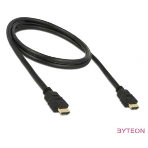 DeLock High Speed HDMI-kábel típusú Ethernet – HDMI A dugós  HDMI A dugós 4K 1m