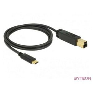 DeLock USB 3.1 Gen 2 (10 Gbps) cable Type-C to Type-B 1m